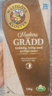 Munkens grädd front packaging