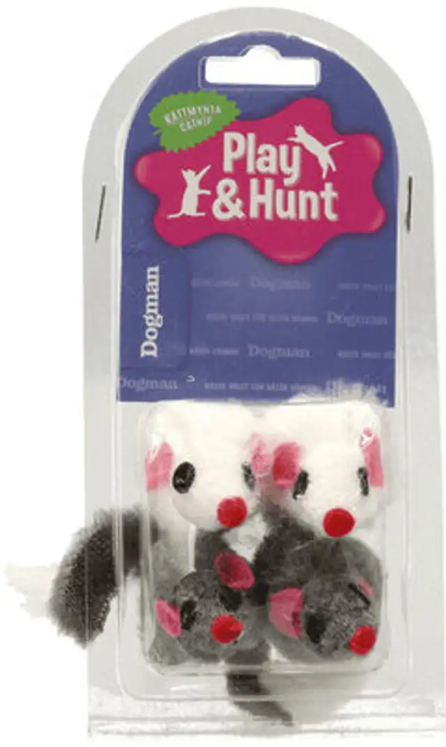 Dogman Play & Hunt med Kattmynte 4stk front packaging