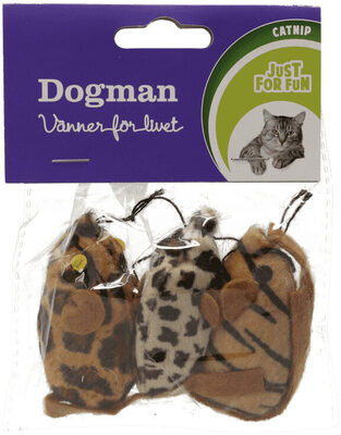 Safarimöss med Catnip 3pk