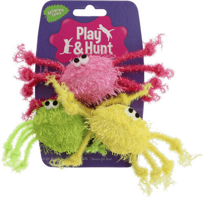 Fargerike Edderkopper 3pk