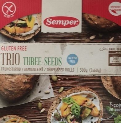 Trio pains aux graines