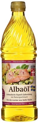 ALBAÖL - schwedische Rapsöl-Zubereitung mit Buttergeschmack 750ml (1 x 750ml Flasche)