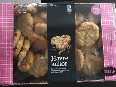 Havre kakor