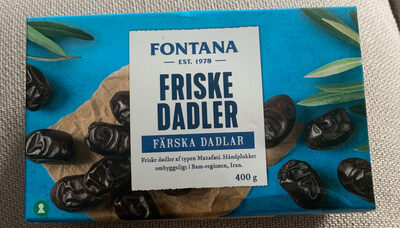 Friske Dadler front packaging