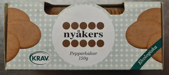 Ekologiska pepparkakor front packaging
