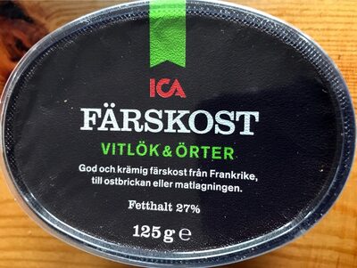 Färskost Vitlök & örter