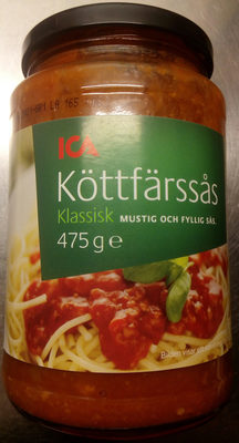 ICA Köttfärssås Klassisk