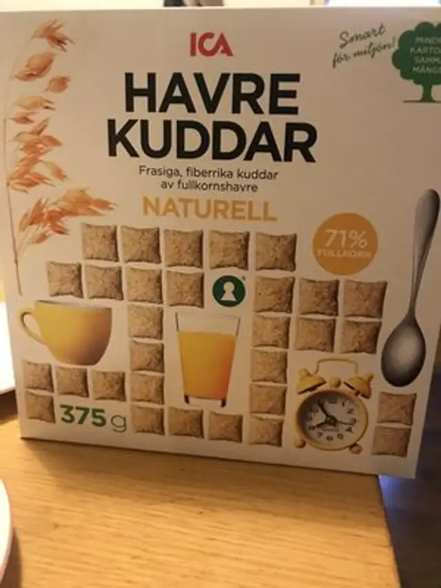 Havrekuddar front packaging