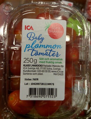 Babyplommontomater front packaging