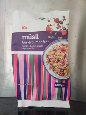 Müsli bär & pumpafrön