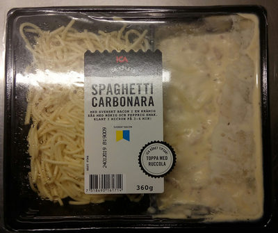 ICA-kökets Spaghetti Carbonara front packaging