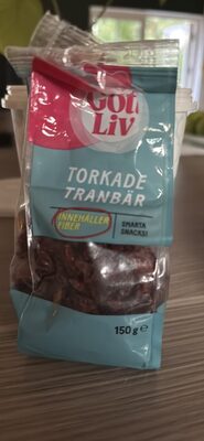 Torkade Tranbär