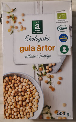 Gula ärtor front packaging