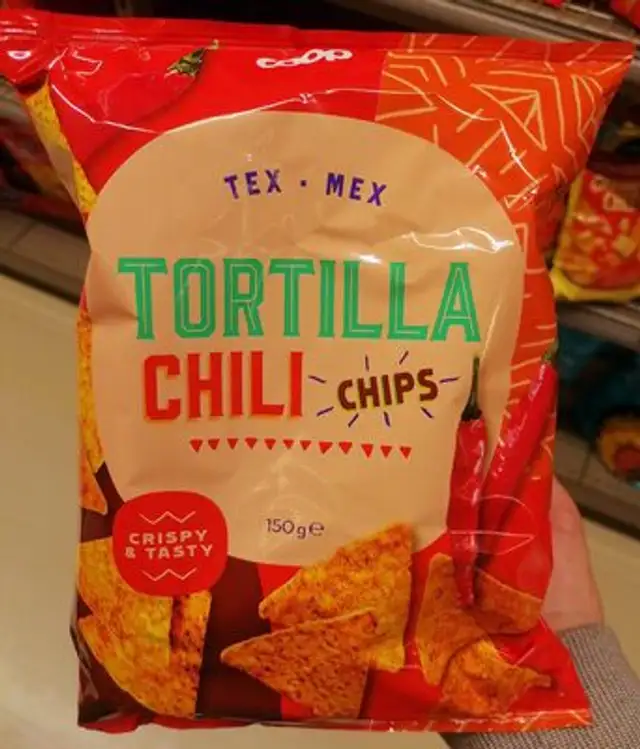 Tortilla Chili Chips front packaging