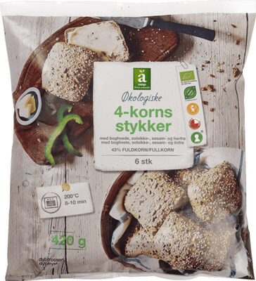 Änglamark 4-Korns stykker 6pk 420g
