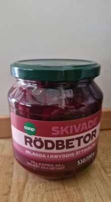 Skivade rödbetor