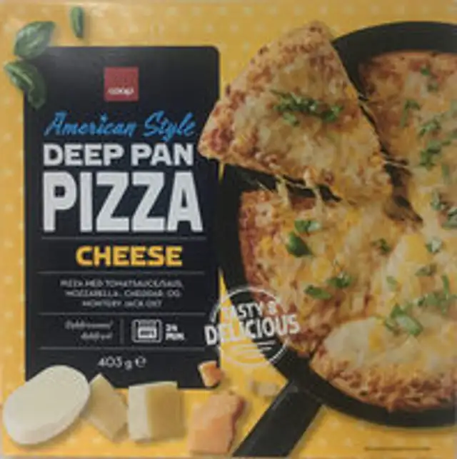 American Style Deep Pan Pizza Cheese