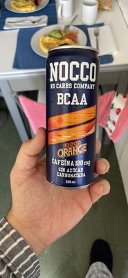 NOCCO BCAA Blood Orange front packaging