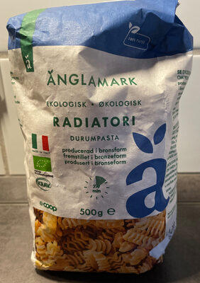 Økologisk Radiatori Durumpasta