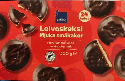 Leivoskeksi mansikka