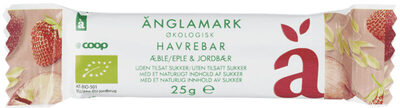 Änglamark Bar 12-36md Jordbær 25g front packaging
