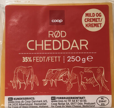 Rød Cheddar