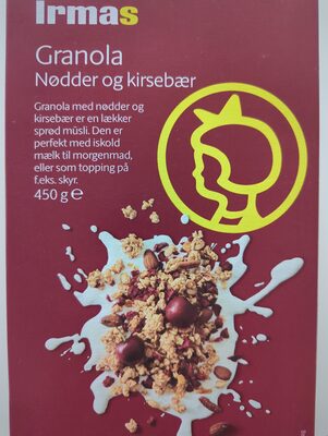 Granola - Nødder og kirsebær