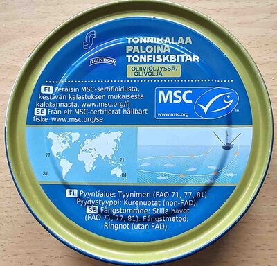 Tonnikalaa oliiviöljyssä