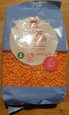 Røde linser front packaging