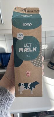 LET MÆLK 1,5 % FEDT
