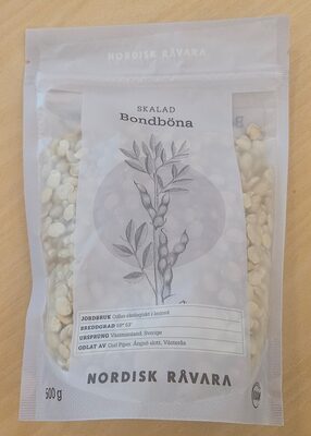 Skalad Bondböna