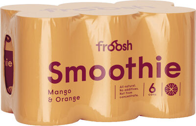 Froosh Smoothie Mango & Orange front packaging