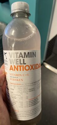 VITAMIN WELL ANTIOXIDANT VITAMIN C+E MED SMAG AF FERSKEN front packaging