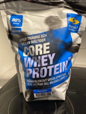 Core Whey Protein Vanilla Milkshake front packaging