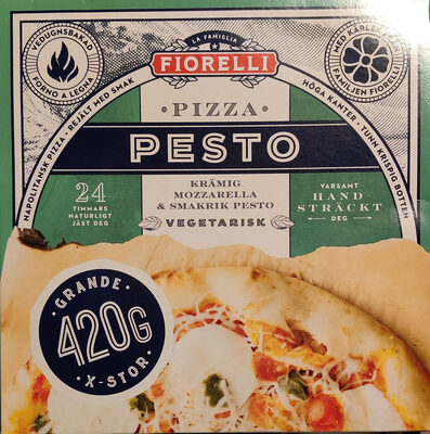 Pizza Pesto front packaging