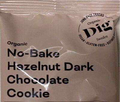 No-Bake Hazelnut Dark Chocolate Cookie