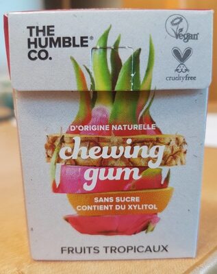 Chewing gum goût tropical