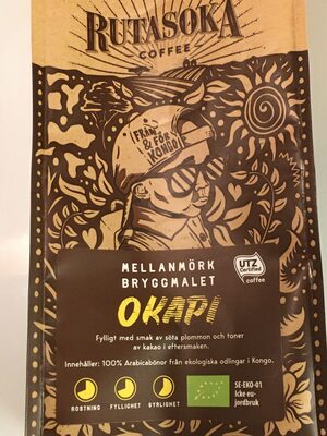 Okapi mellanmörkt bryggmalet