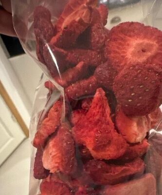 Jordgubbar frystorkade