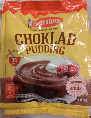 Chocolate Pudding front packaging
