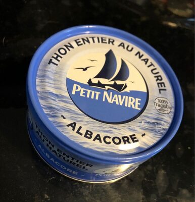 Thon entier au naturel front packaging