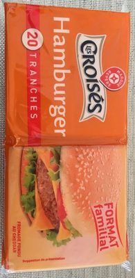 Tranche de fromages fondu au cheddar