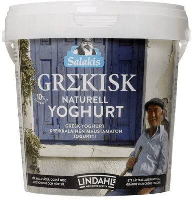 Yoghurt Grekisk 10% 1kg Salakis