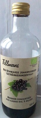 Bio schwarze Johannisbeer Getränkekonzentrat