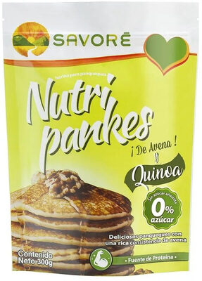 Nutripancakes de avena y quinoa