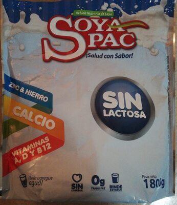 Bebida Nutricional de Soya front packaging