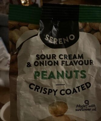 Sour cream and onion peanuts