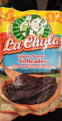 Frijoles negros Volteados
