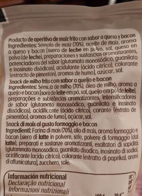 3d's nutrition facts table