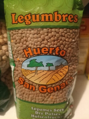 lentejas huerto san Genaro